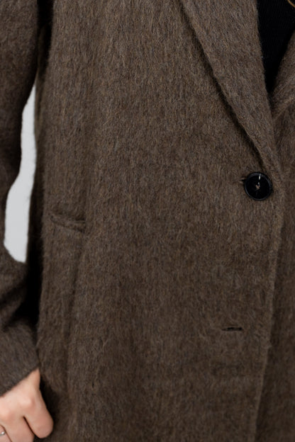 MANTEAU LONG EN LAINE