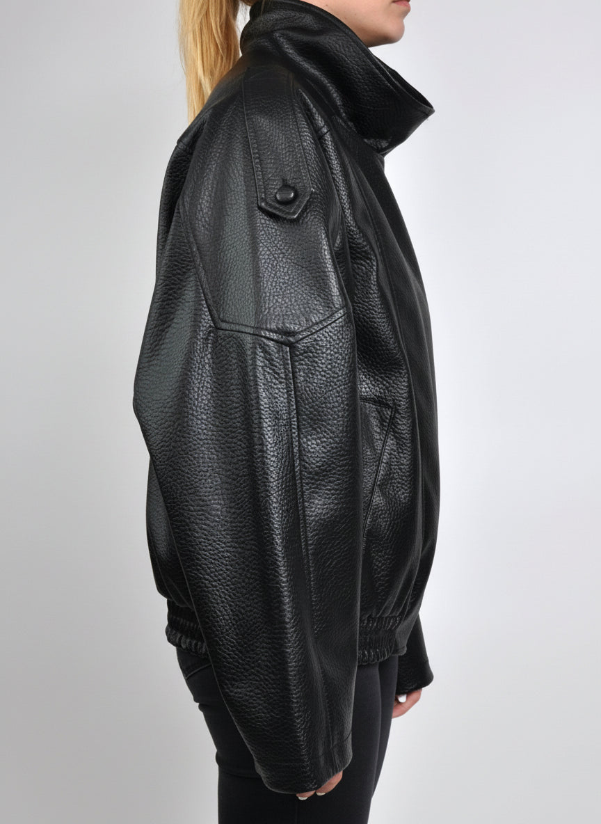 BLOUSON MOTARD EN SIMILICUIR