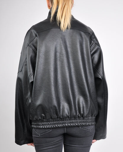 BLOUSON MOTARD EN SIMILICUIR