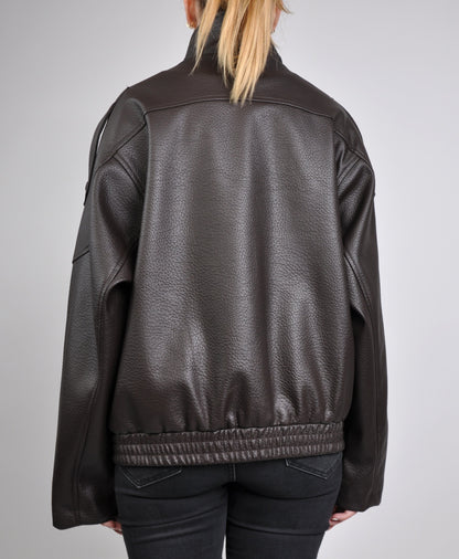 BLOUSON MOTARD EN SIMILICUIR