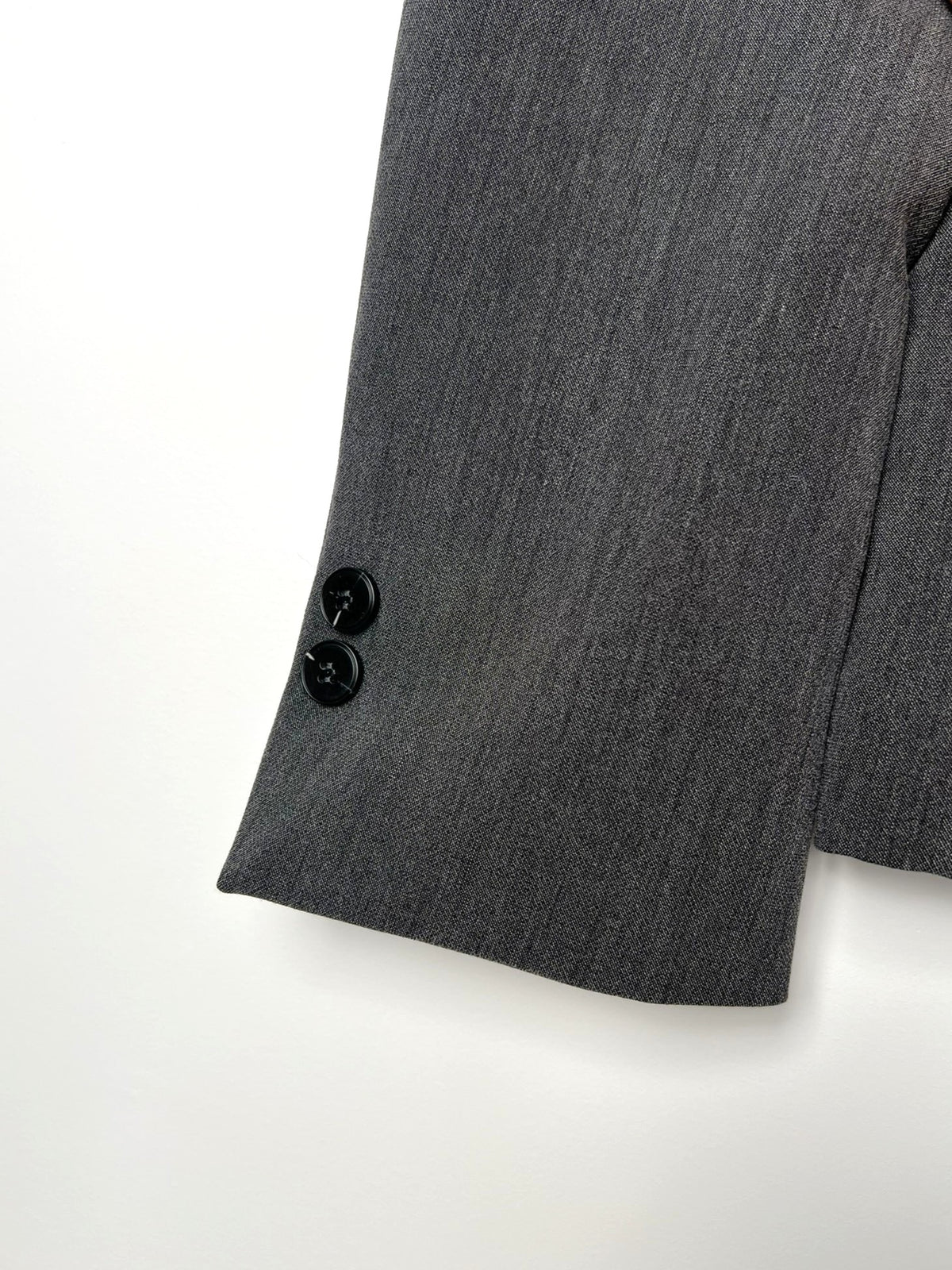 VESTE BLAZER A COL MONTANT
