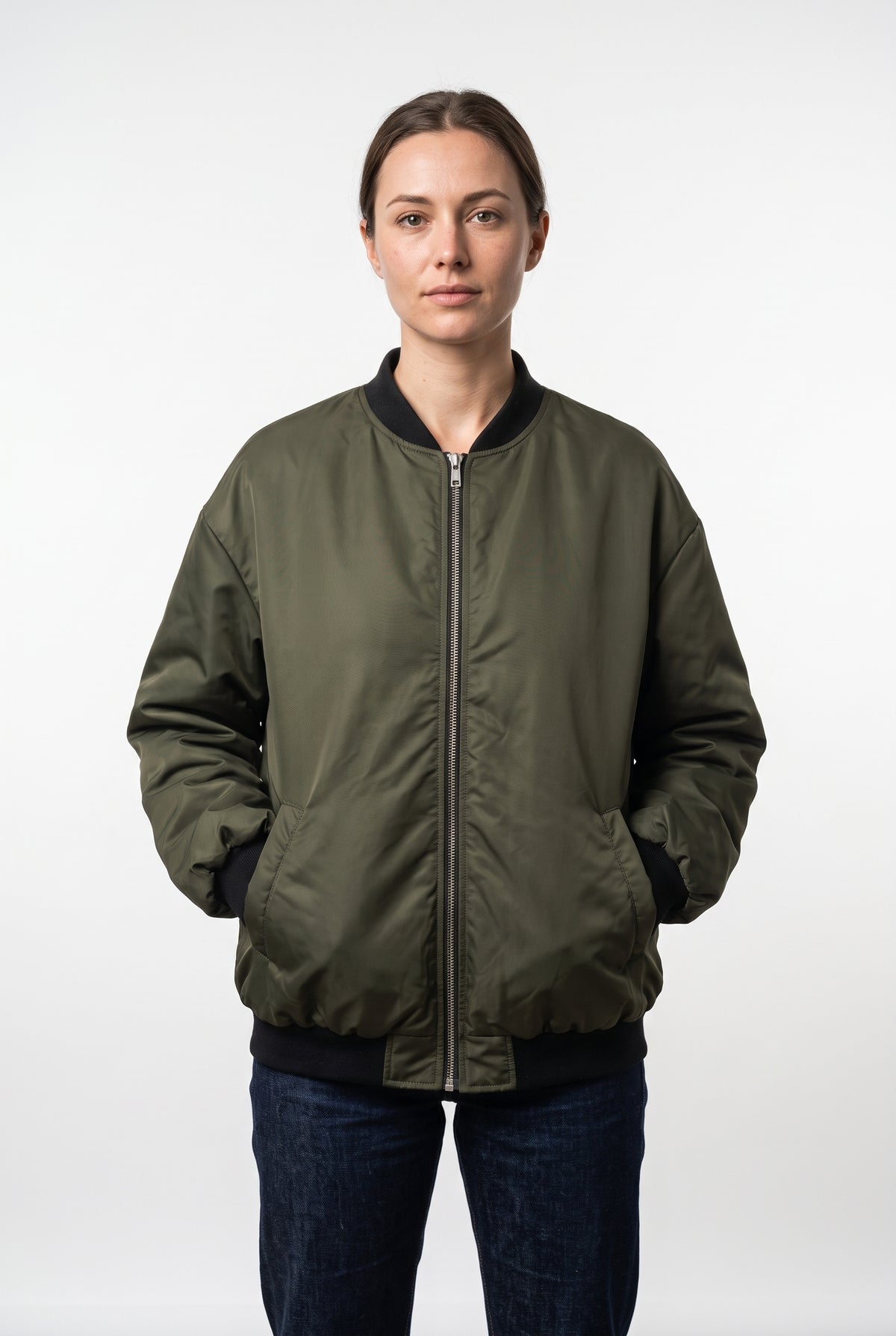 BOMBER OVERSIZE RÉVERSIBLE BAMBI/KAKI