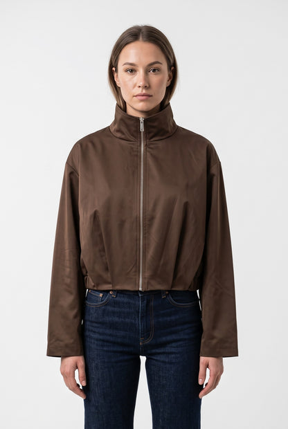 VESTE A COL MONTANT