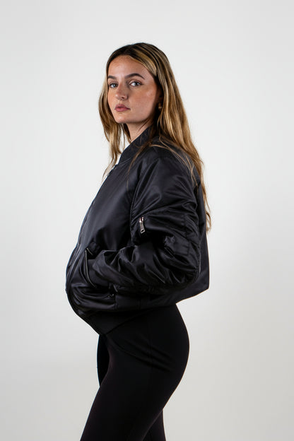 BOMBER OVERSIZE MATELASSÉ