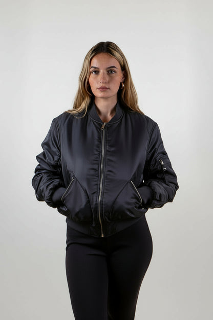 BOMBER OVERSIZE MATELASSÉ