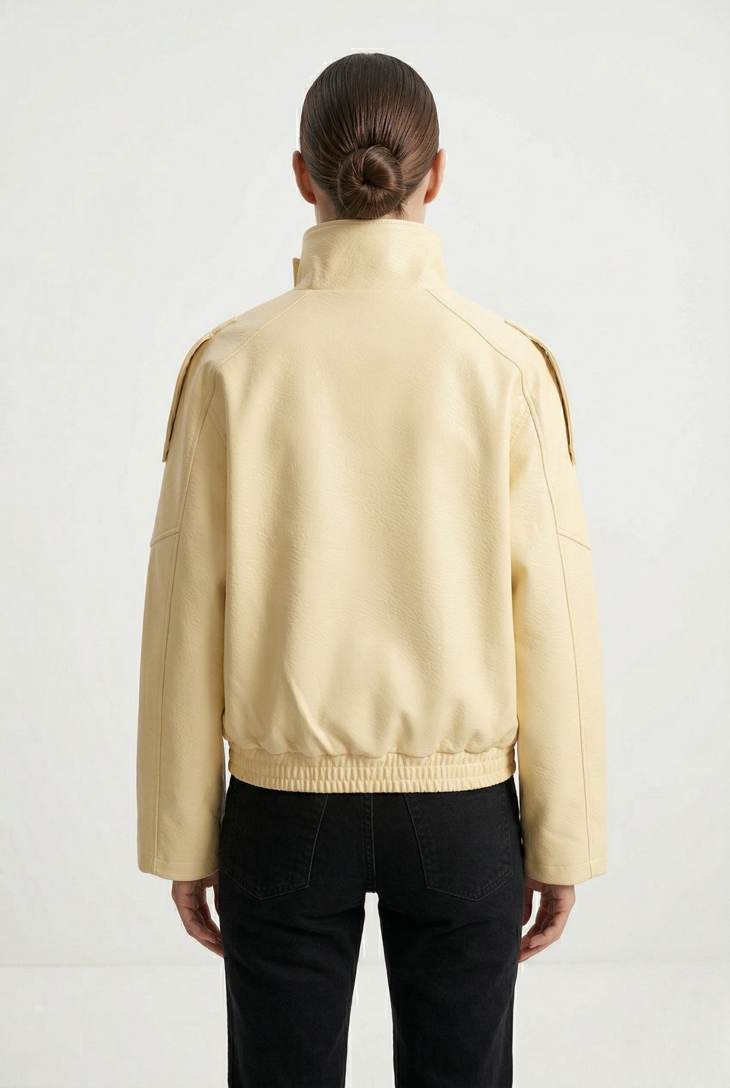BLOUSON MOTARD EN SIMILICUIR