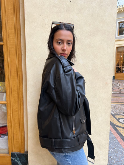 PERFECTO OVERSIZE EN SIMILICUIR