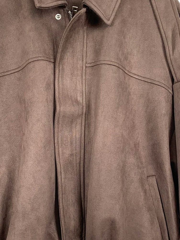 VESTE BOMBER OVERSIZE EFFET DAIM