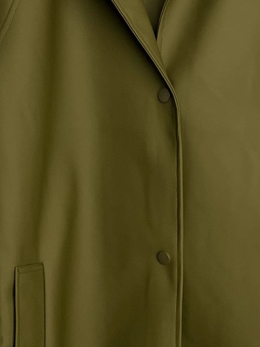 PARKA MI-LONGUE IMPERMÉABLE Á CAPUCHE