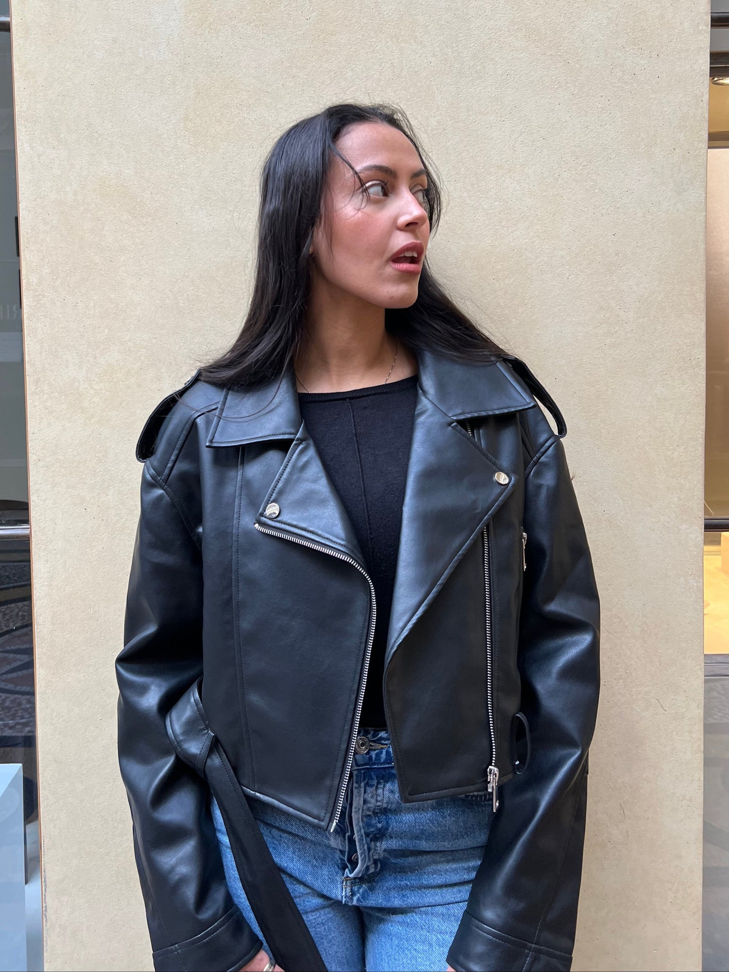 PERFECTO COURT EN SIMILICUIR