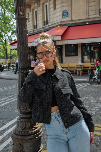 VESTE EN TWEED